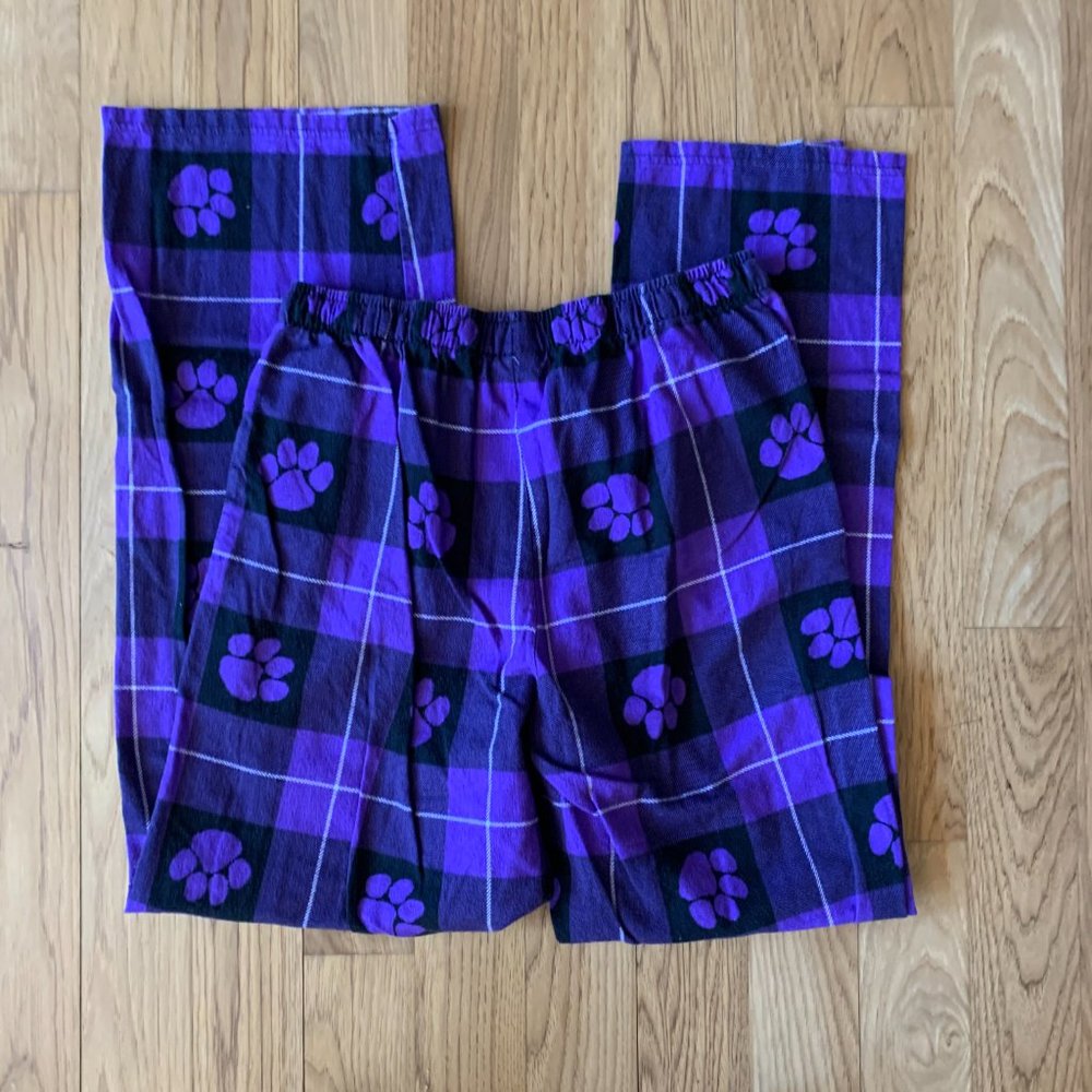 The Animal Rescue Site Purple and Black Checked Pajama Pants - Size XL